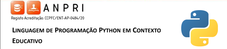 Curso: Linguagem de Programação Python em Contexto  Educativo T1